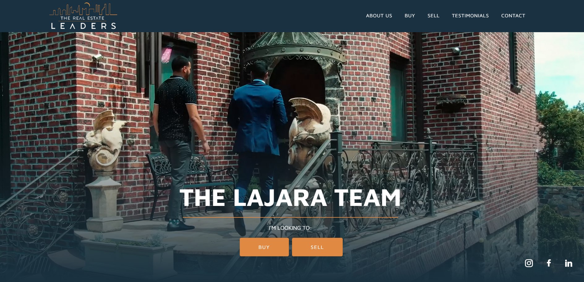 The Lajara Team Realtor Website Example